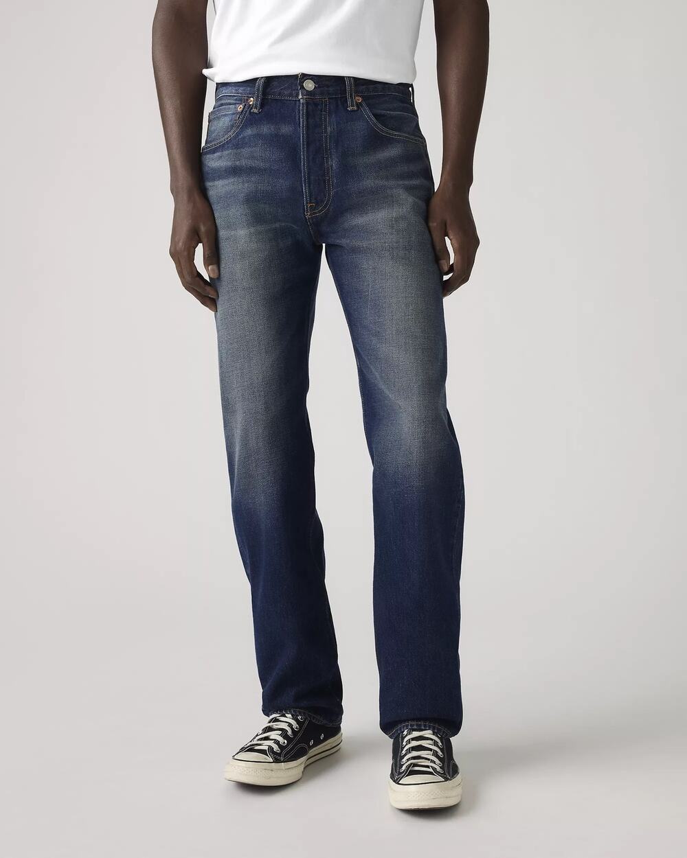 Levi’s NWT 501 Original Men’s Jeans Rockwell Dark Wash Blue Sz 35x34 Mens Denim
